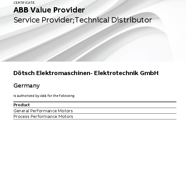 Dötsch - zertifizierter ABB Value Provider